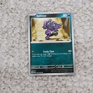 POKEMON TCG Card Sableye Phantasmal Flames 059/094 PZ